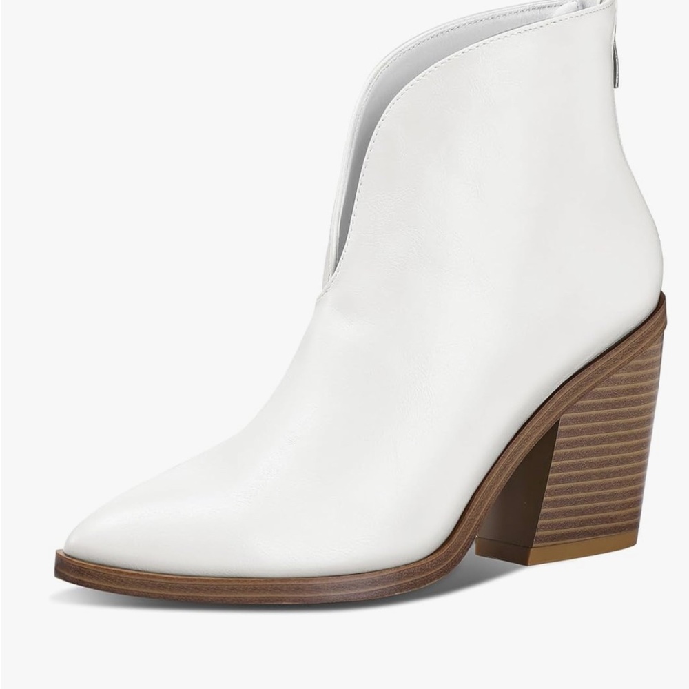White Ankle Boots